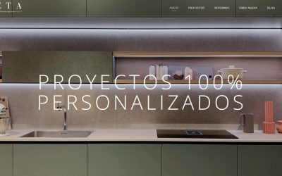 Diseño web para Zeta Interiorismo Valencia.